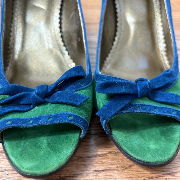 J. Crew | Leather Open Toe Platform Heels - Picture 9 of 14